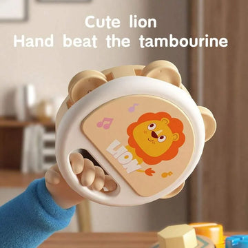 Baby Clapping Tambourine Delicate Tambourines Percussion Instrument Adorable Tambourines Handheld Tambourine Instrument For Kids